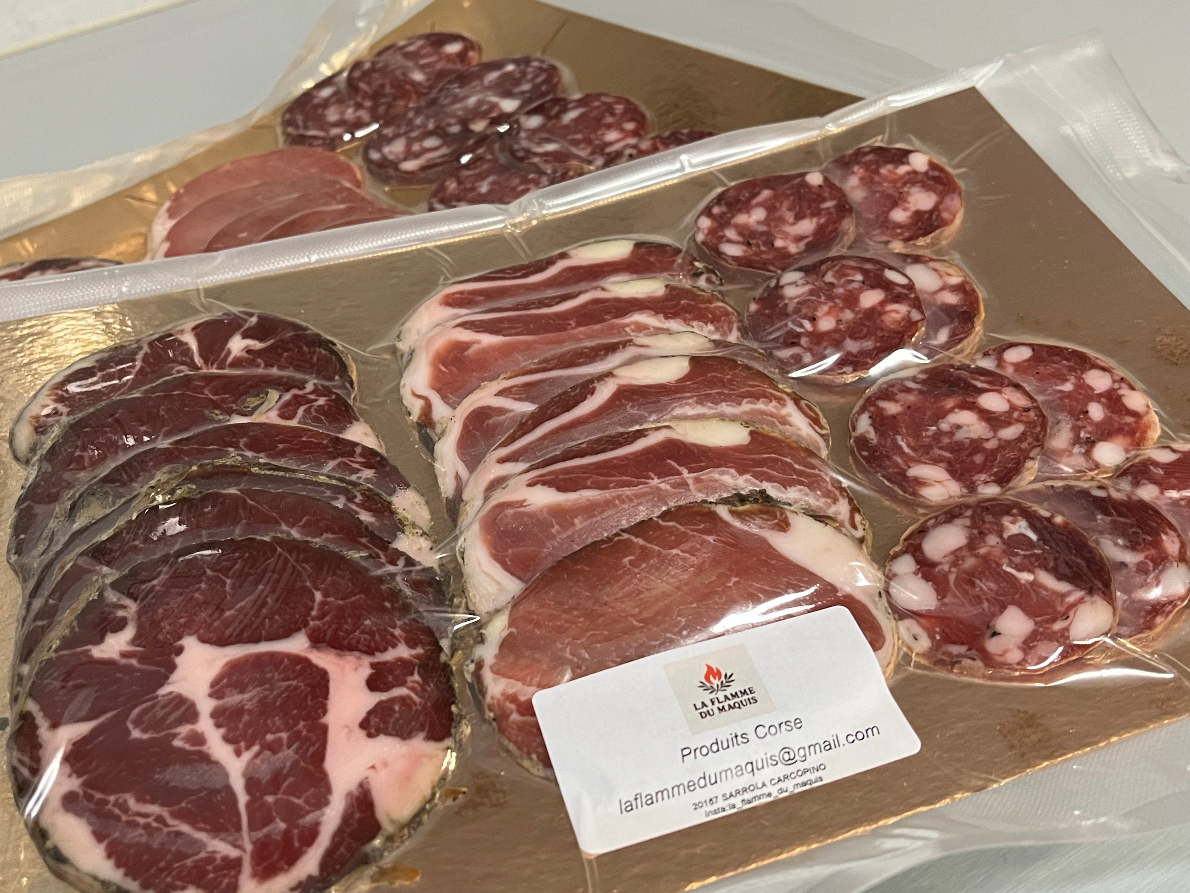 Notre planchette de charcuterie corse